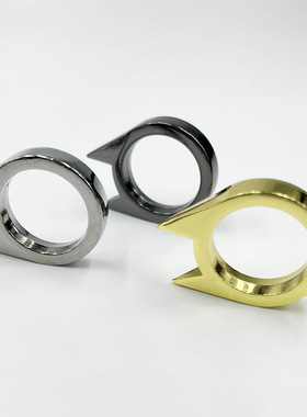 防身猫耳单指扣戒指户外破窗器女士防狼用品单指扣兔耳合法用品