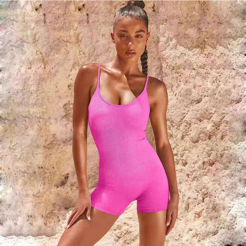2024新款欧美女式瑜伽连体衣连体