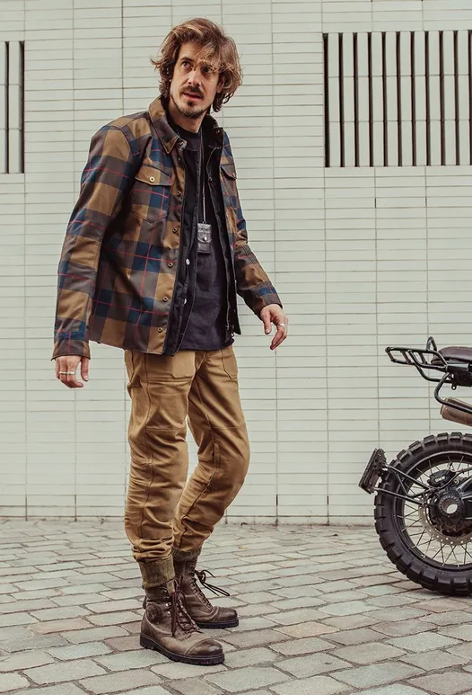 revit bison 2 野牛2摩托车复古骑行服防水透气城市休闲防摔机车