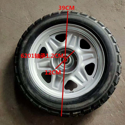 3.10免充气半实心电动三轮二轮车
