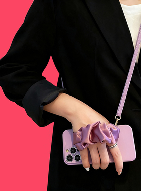 14C适用小米17手机壳K80红米Turbo3弹力手腕带Redmi Note15 14 13R 11T丝巾K40K30K60K50K70至尊版15C紫色12C