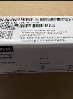 6AV6545-0BC15-2AX0西门子6AV6 545-0BC15-2AX0原装正品现货特价.