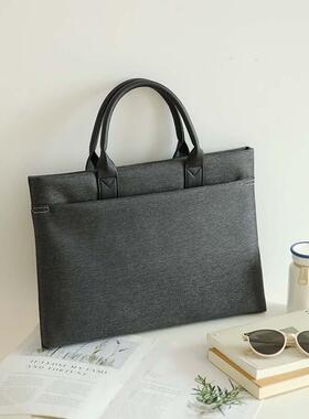 新品男士简约商务笔记本办公出差公文包手提包文件包电脑包可