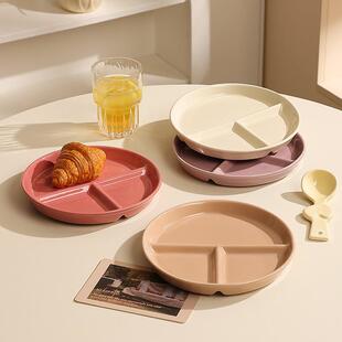 多巴胺陶瓷餐盘分格大人211减脂减肥定量分餐盘早餐盘儿童吃 新品