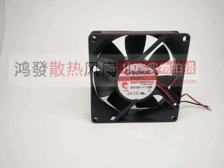 台湾建准SUNON KDE1208PTV1 8025 12V 1.6W 机柜风扇 机箱风扇
