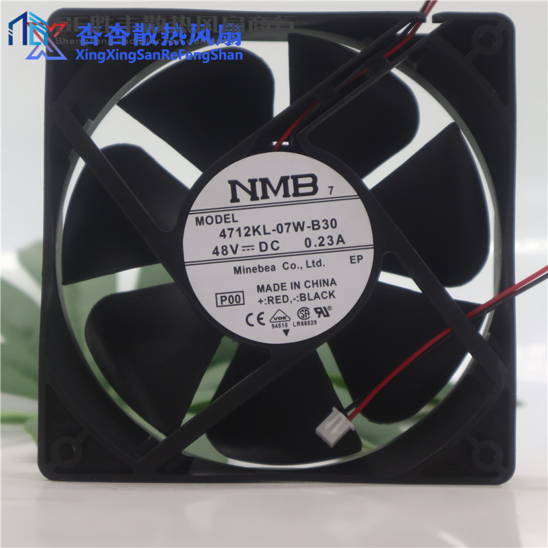 原装NMB 4712KL-07W-B30 12032 48V 0.23A 风扇12CM 风扇