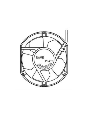 全新 Centron AC AXIAL FAN CB17055-230HE 230V AC 46/44W 风机