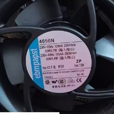 papst德国ebmpapst 4656N 12038 4寸AC220V 19/18W耐高温散热风扇