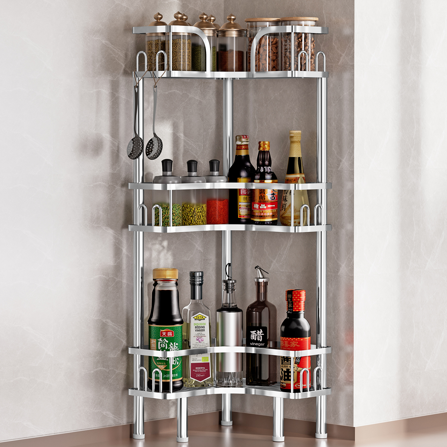 多层设计加高间距贴合转角