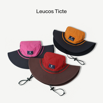 出游登山帽防风绳防晒大檐