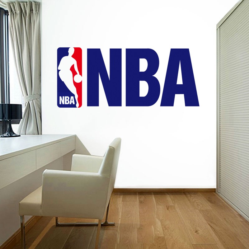 nba联赛球吧客厅卧室防水墙贴纸