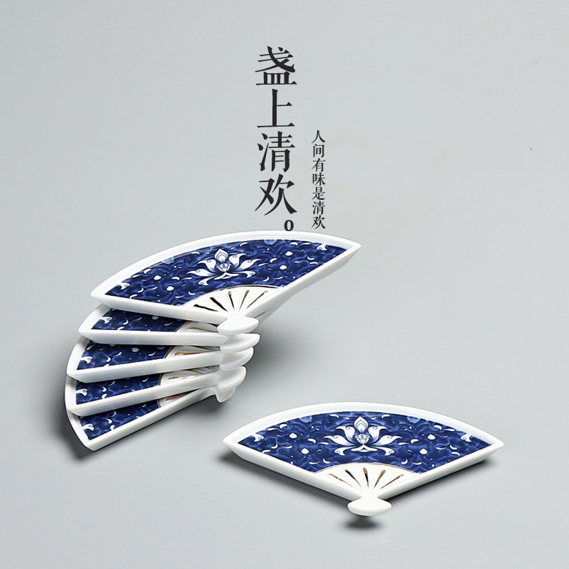 盏上清欢丨景德镇青花杯垫 陶瓷隔热垫茶道配件茶杯底座茶碟茶垫在类目 餐饮具, 茶具, 茶道/零配中 - 来自Buy2taobao.com提供专业的淘宝代购服务