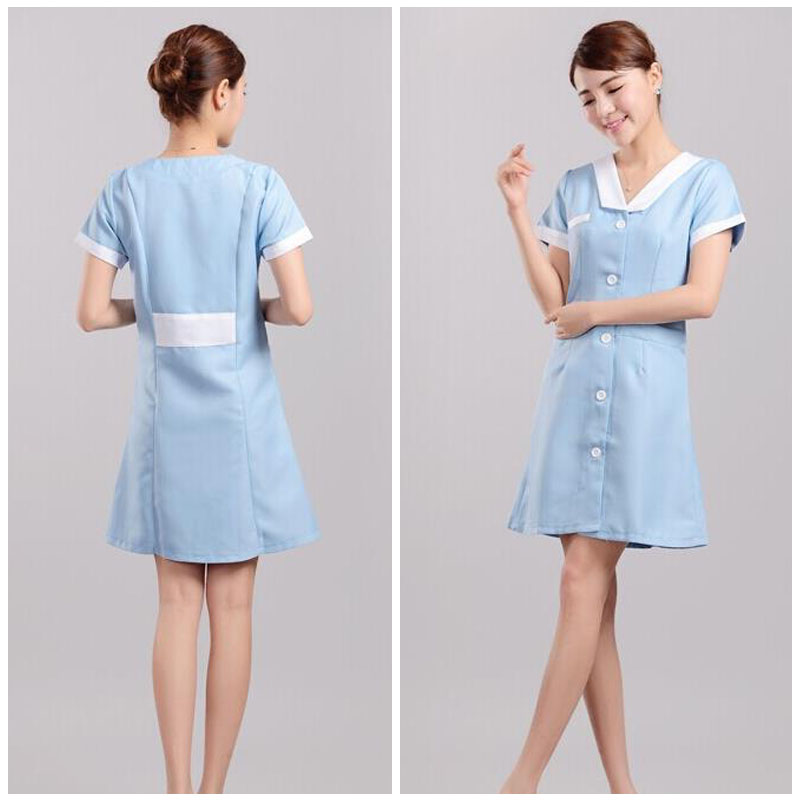 美容整形师服装工作服夏装连衣裙医护制服