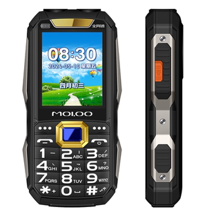 三防手机 全网通4G 2.6高清屏超长待机功能机老人手机Type-C送壳