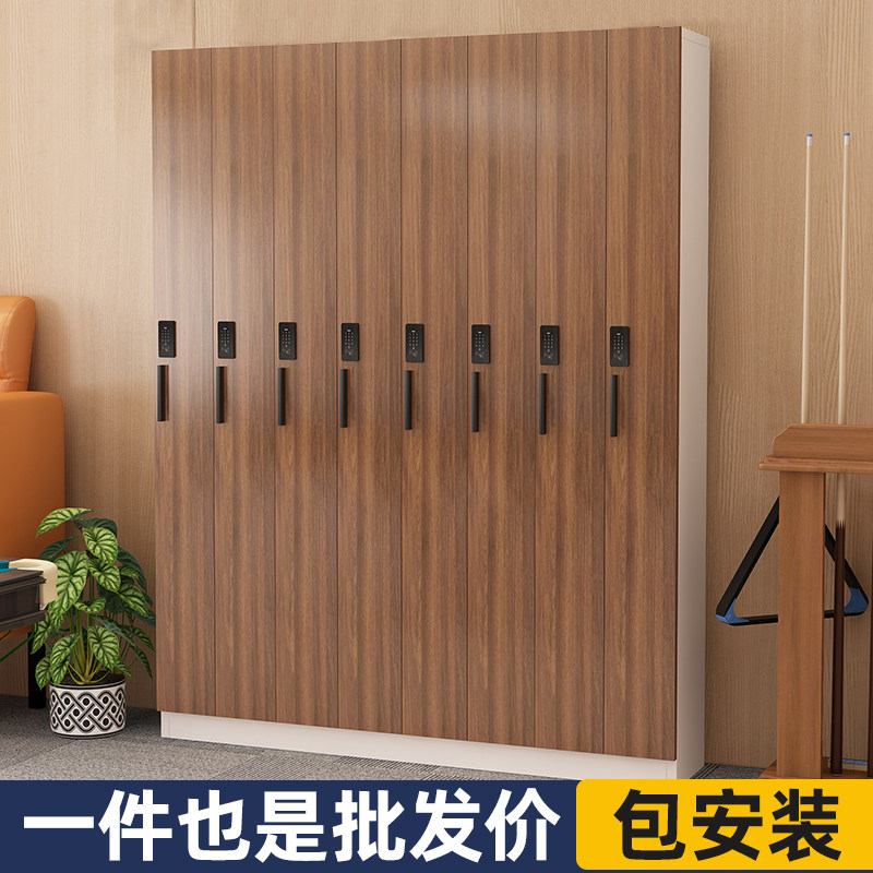 桌球室台球杆柜子球杆存放柜展示柜密码锁台球用品配件桌球存杆柜