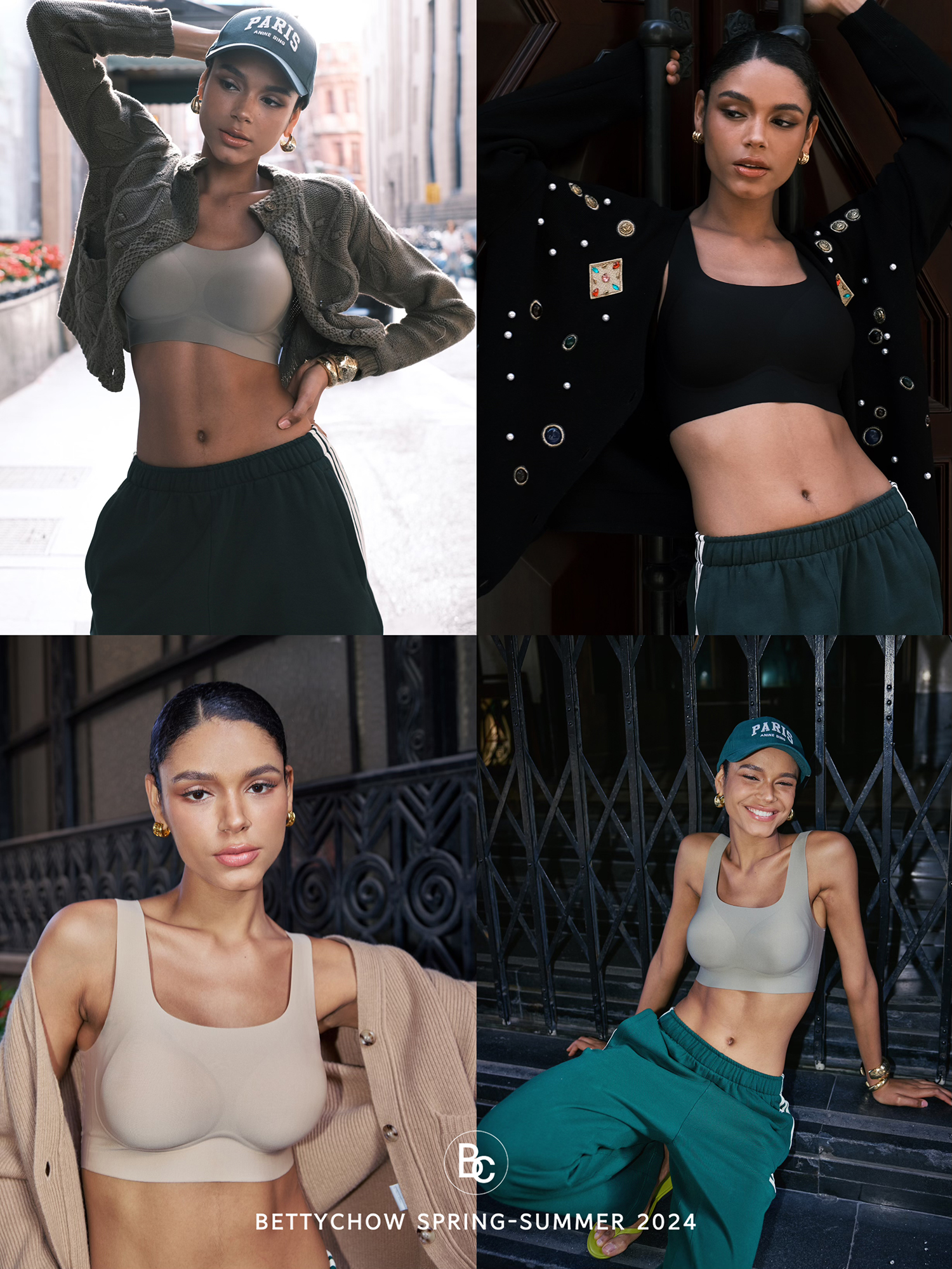 宽吊带无痕极度舒适运动内衣