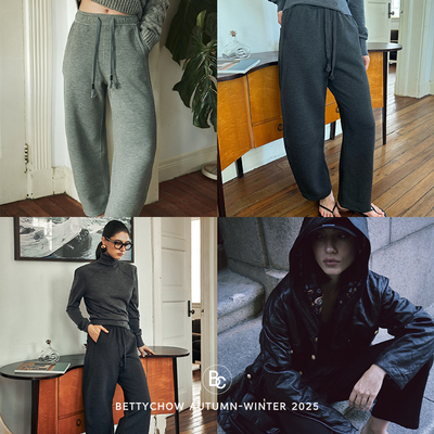 莫代尔+安第斯山羊绒休闲弯刀裤