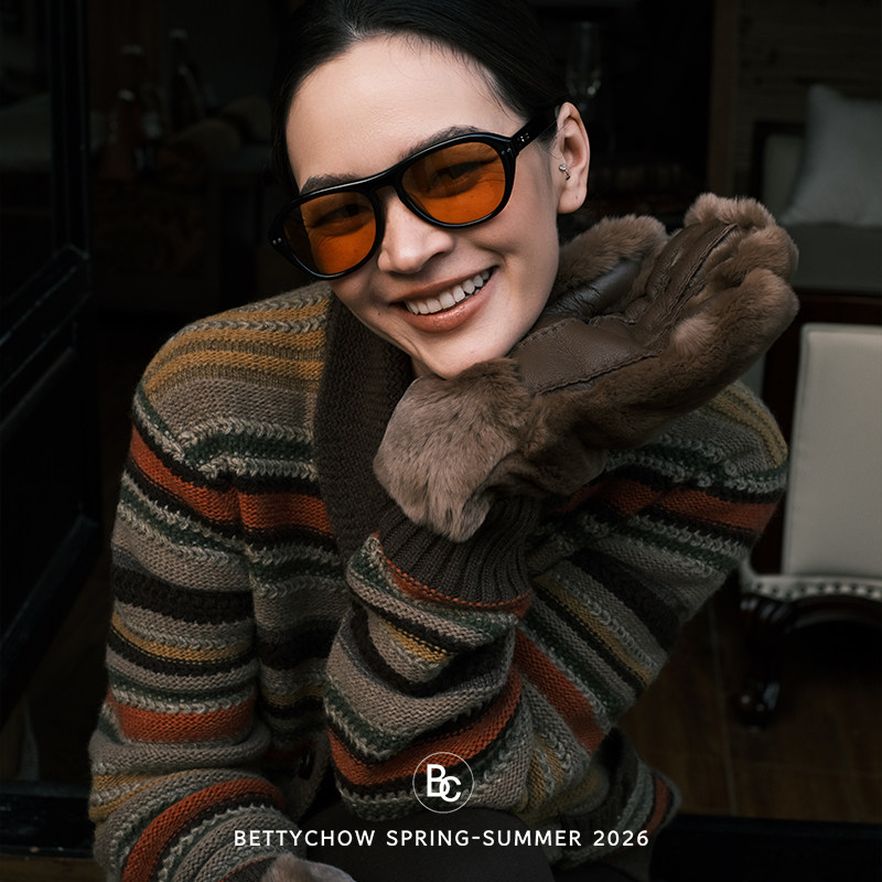 【惊喜5折】敲治愈系列熊爪子 皮毛一体皮草手套设计感防风护手