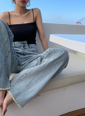 BettyChow 囤货！太好穿！高弹螺纹无感裹胸吊带露背高级通勤背心