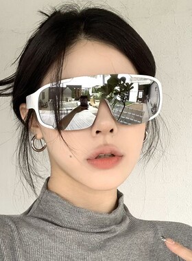 户外登山运动水银色骑行防风墨镜