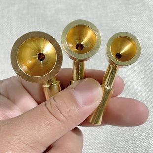 纯铜烟袋锅黄铜烟锅传统旱烟锅加厚老式旱烟杆烟嘴烟包烟袋配件