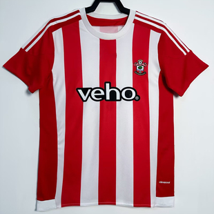 复刻版2015-16赛季南安普顿主场复古老款球衣 怀旧短袖足球服男款