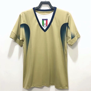 复刻版2006年世界杯意大利队龙门服复古球衣 1号布冯守门员足球服