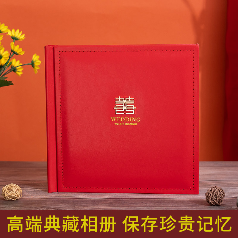 高端皮质结婚相册定制纪念册婚礼跟拍写真集影楼相册高端皮质相册