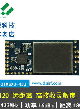 433mhz串口透明传输窄带射频cc1120智能医疗应用芯威科技无线模块
