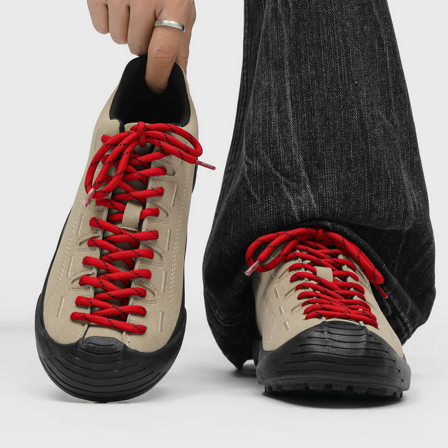 德训鞋男鞋美式登山鞋复古徒步运动轻便防滑夏季小众潮流阿甘板鞋