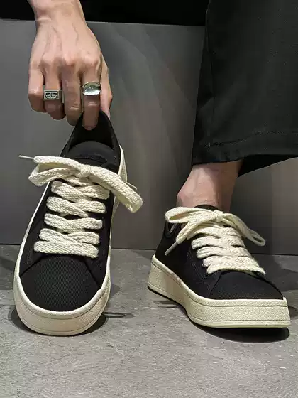 Canvas Shoes for Men, Summer Casual Shoes, Breathable, Stylish, Simple, Versatile, Hong Kong Style, Japanese Style, Thin, Lightweight Sneakers for Boys