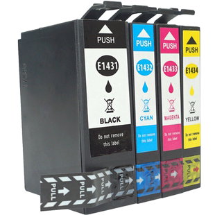 壹诺适用爱普生T143 T1431墨盒EPSON WorkForce WF-7511 7521 7180 ME900WD ME960FWD 85ND打印机墨盒 墨水盒