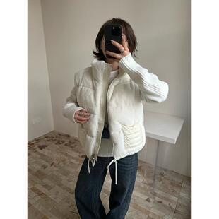 Our2韩系羽绒马甲女2024新款 坎肩背心新国标90绒外套 宽松休闲无袖