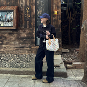 H0120 Our2 复古直筒牛仔套装 美式 原牛套装