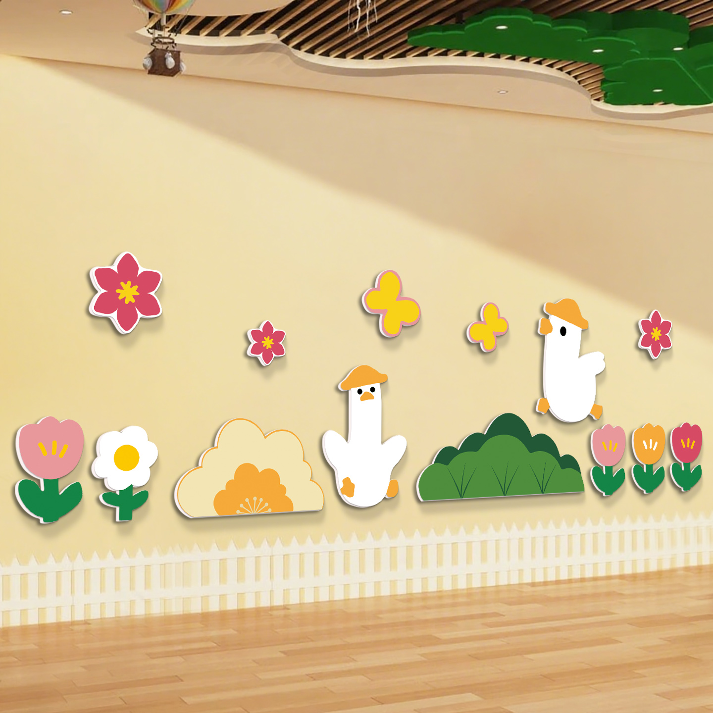 幼儿园环创主题墙面装饰卡通贴画
