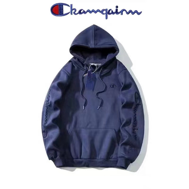 秋冬日版冠军梦连帽加绒卫衣男女套衫纯棉休闲麒麟臂帽衫情侣上衣