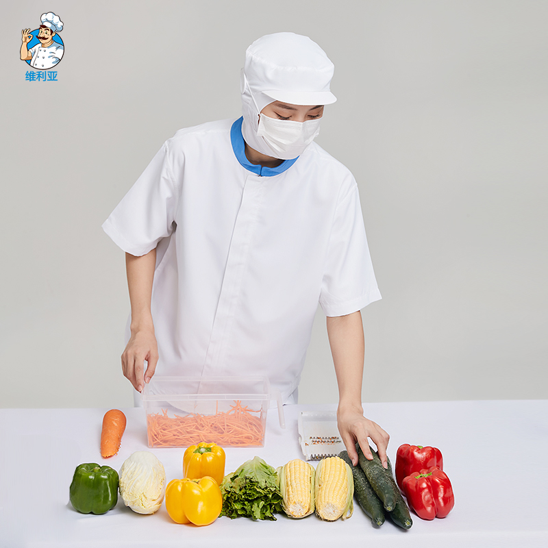 夏季食品厂车间工作服