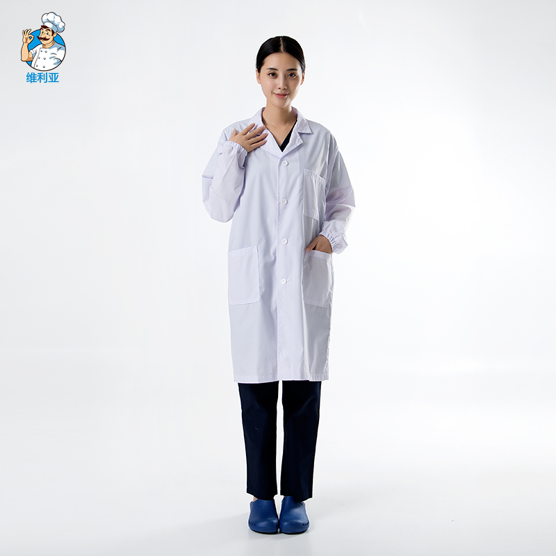 白大褂三夏涤棉面料医院