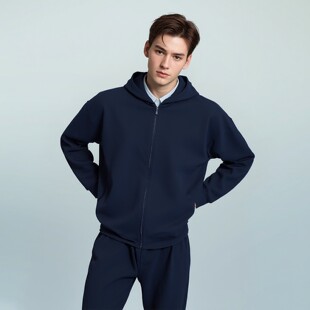 2026新款男女装宽松连帽拉链运动开衫长袖外套卫衣时尚休闲485735