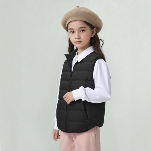 空气棉服可机洗背心马甲排骨棉服