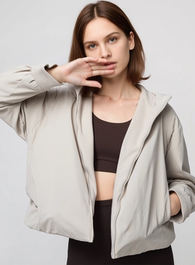 官网249女装双面穿防风摇粒绒拉链连帽外套户外防水冬季479697