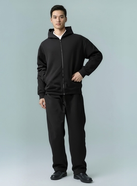 高克重卫裤！男装女装宽松运动长裤/裤脚抽绳休闲裤常规款482314