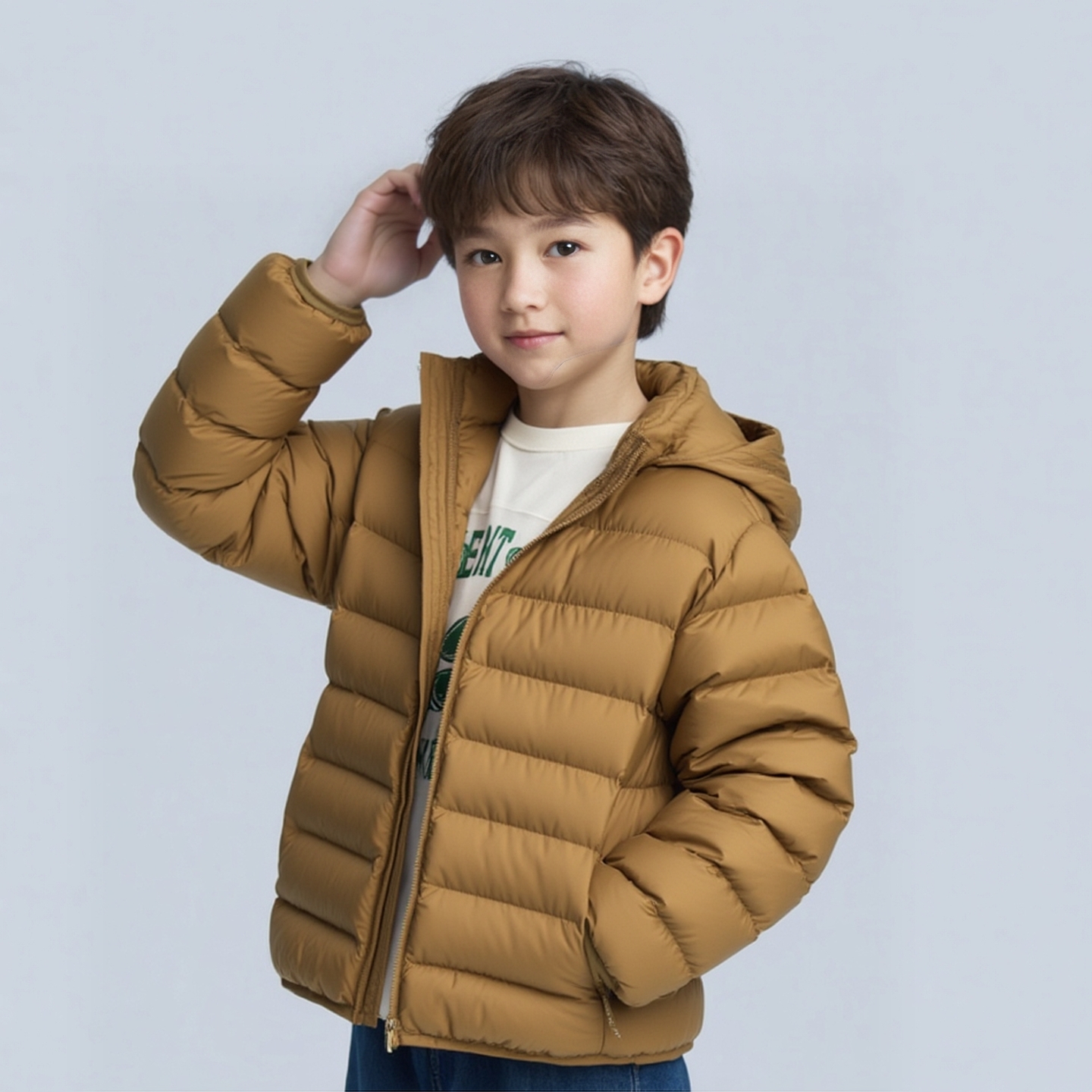 空气棉服可机洗连帽外套排骨棉服