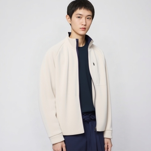 外套夹克2025秋冬新款 长袖 479863 针织摇粒绒拉链茄克 官网249男装