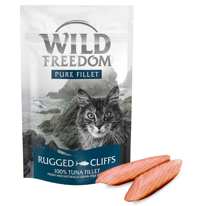德国Wild Freedom纯肉猫零食金枪鱼柳三文鱼柳单一原料100g