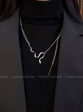 蛇形毛衣链2025年本命年