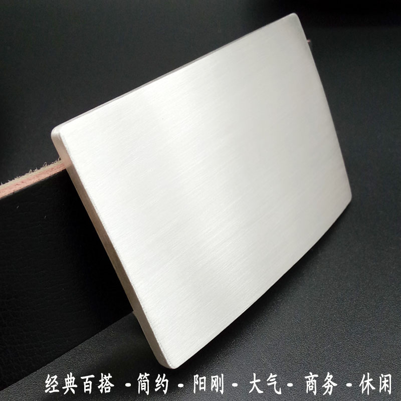 皮带扣头男高档纯银皮带扣999纯银男士皮带扣腰带扣定做刻字手工