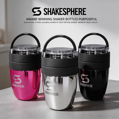 SHAKESPHERE早餐杯大容量带盖勺