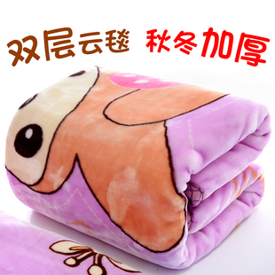 儿童婴儿毛毯冬季 加厚幼儿园午睡床垫秋冬送礼新生宝宝小被子包被