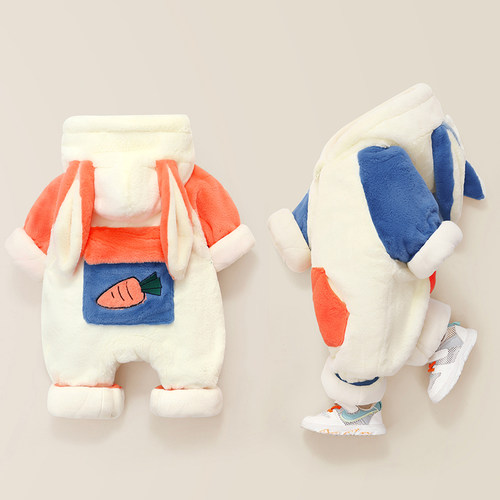 冬季婴儿衣服新生儿连体外出抱衣男女宝宝满月服爬服加绒保暖套装